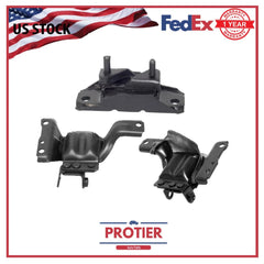 Engine & Trans Mount Set 3PCS for Ford Crown Victoria Lincoln Passenger Mercury 6B93BC-57