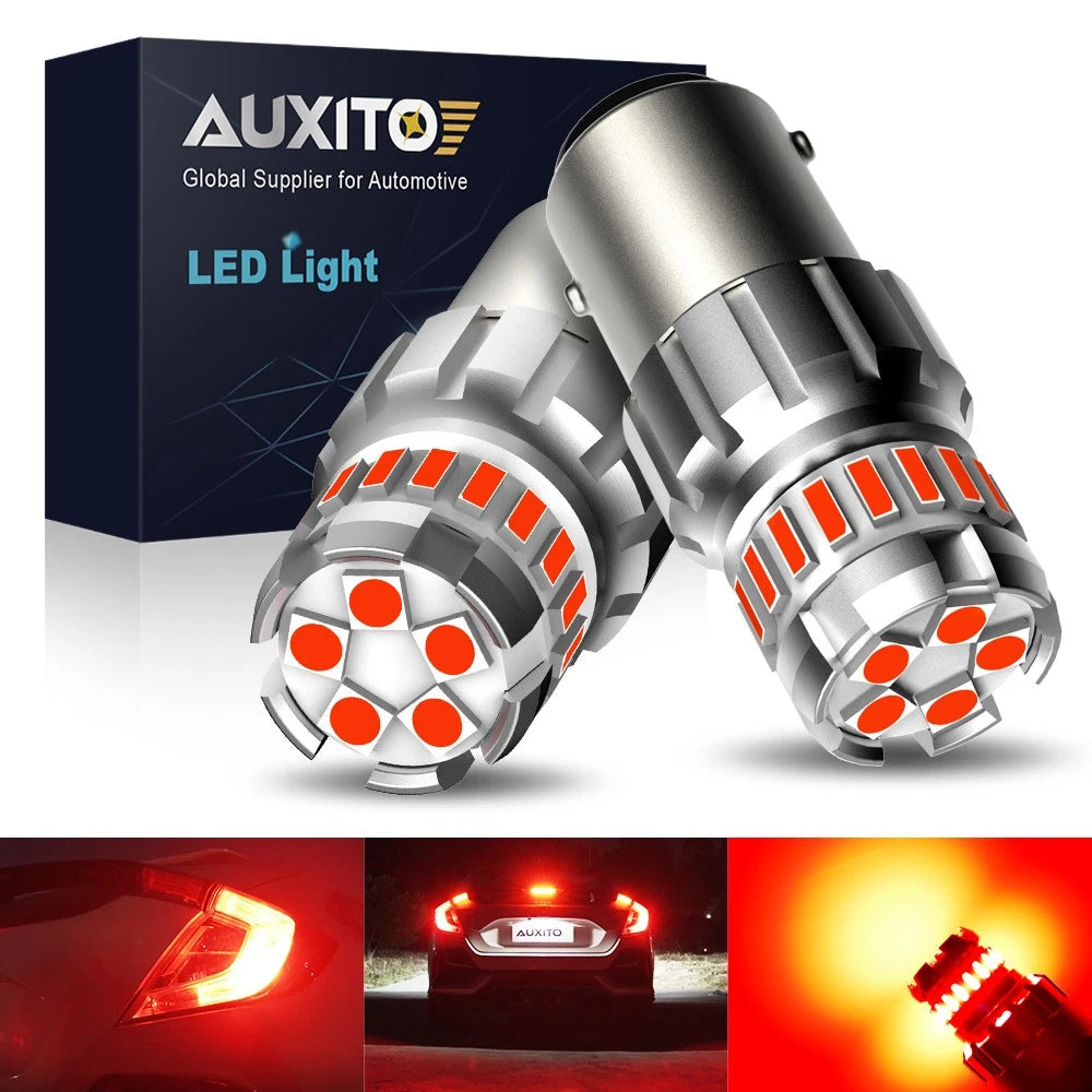 AUXITO 1157 BAY15D LED Turn Signal Brake Reverse Light Bulb Hyper Anti Flash US AUXITO