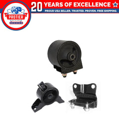 Engine Motor & Trans Mount 3PCS Set Fit 2001-2002 Mazda 626 2.0L for Auto Trans 6B93BC-57