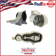 Motor & Trans Mount 3PCS Fit 13-17 Ford Police Interceptor Sedan 3.5L/13-19 3.7L 6B93BC-57