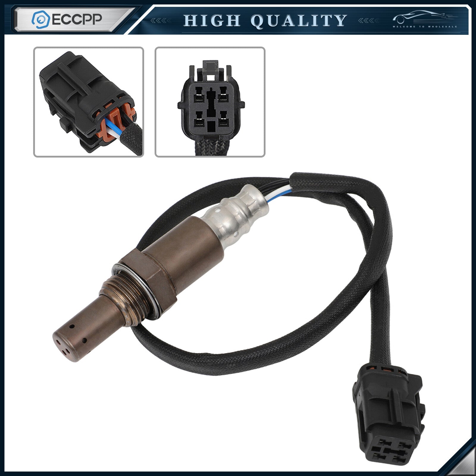 Downstream for 1995-1997 Hyundai Accent 1.5L O2 02 Oxygen Sensor Fits 234-4691 6B93BC-57