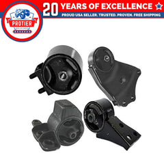 Fits 1998-2000 Kia Sephia 1.8L MANUAL Trans Motor & Trans Mount Set 4PCS : 6B93BC-57