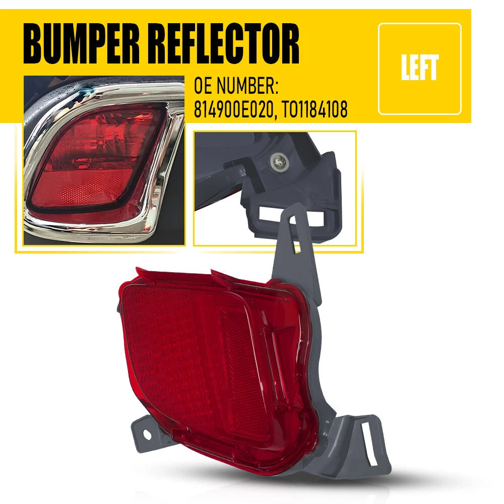 Bumper Reflector For 2014-2019 Toyota Highlander Rear Driver Side 814900E020 EOA 6B93BC-57