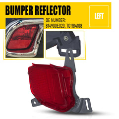 Bumper Reflector For 2014-2019 Toyota Highlander Rear Driver Side 814900E020 EOA 6B93BC-57