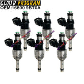 6PCS Fuel Injector 16600-9BT0A For 2020-2024 Nissan Frontier 3.8L V6 W/DIG 6B93BC-57