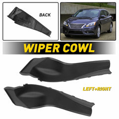 Car Corner Windshield Wiper Cowl Cover Black For Nissan Altima 2013-2016 EOA 6B93BC-57