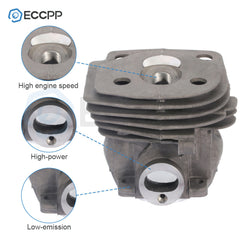 47mm Cylinder Piston Kit For Husqvarna Husky 357 359 Chainsaw 6B93BC-57
