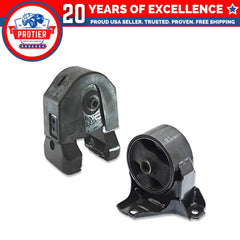 Fits 2006-2010 Hyundai Sonata 2.4L Front & Rear Engine Motor Mount Set 2pc : 6B93BC-57