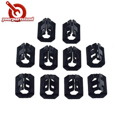 10PCS Front Bumper Cover Grille Fastener Clip for Chevrolet Avalanche 1999-2006 6B93BC-57