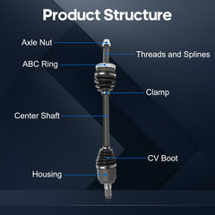 Front Left CV Axle For Hyundai Sonata 2.4L Petrol Automatic 2011 2012 2013 2014 6B93BC-57