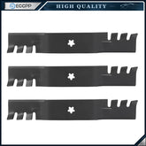 3 Mulching Blades for 54" Cut Craftsman Husqvarna Poulan 187254 187255 187256 6B93BC-57