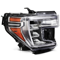Pair Kit LED Headlights Assembly For 2019-2022 GMC Sierra 1500 Black Amber 6B93BC-57
