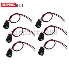 6x Fuel Injector Connector For Dodge Ram 1500 Jeep Wrangler JK TJ 300 5183448AA 6B93BC-57