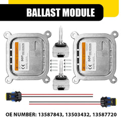 2PC Xenon Ballast Controller Computer Module for 2018 19 2020 Chevrolet Traverse 6B93BC-57