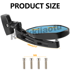 For Honda CBR600F4i 2001 2002 2003 2004 2005 2006 Racing Rearview Side Mirrors