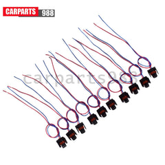 Set of 10 For Ford F-250 Fuel Pressure Regulator Pigtail Wire Harness Connector 6B93BC-57