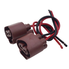 Two Fog Light Socket Connector Harness Female Lamp Bulb Wire Pigtail U 9006 HB4 6B93BC-57