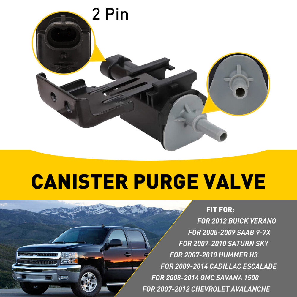 12597567 EVAP Emisson Vapor Canister Solenoid Purge Valve For Chevy Buick 6B93BC-57
