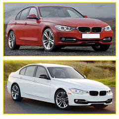 Front Bumper Fog Light Grille w/ Trim Cover For BMW 3 Series F30 F31 2012-2015 A 6B93BC-57