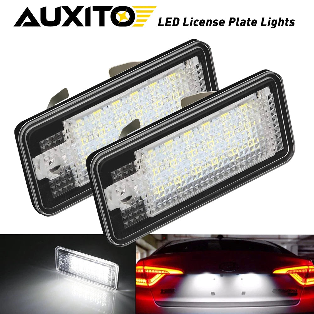 WHITE LED Error Free License Plate Light Lamp For Audi A3 A4 S4 B6 B7 A6 A8 Q7 6B93BC-57