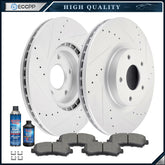 Front Ceramic Brake Pads And Rotors For 09 10 11-14,16-17 Nissan Maxima 6B93BC-57