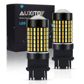 2X 120-SMD 3157 White Amber Dual Color Switchback LED Turn Signal Light Bulbs EA 6B93BC-57