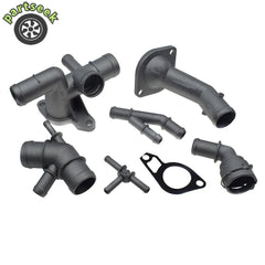 6PCS Aluminum Coolant Flange For 2000-2005 VW Golf MK4 Jetta GTI Beetle Audi TT 6B93BC-57