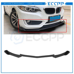 3x Front Lip Splitters Universal Carbon Fiber Print Adjustable 6B93BC-57