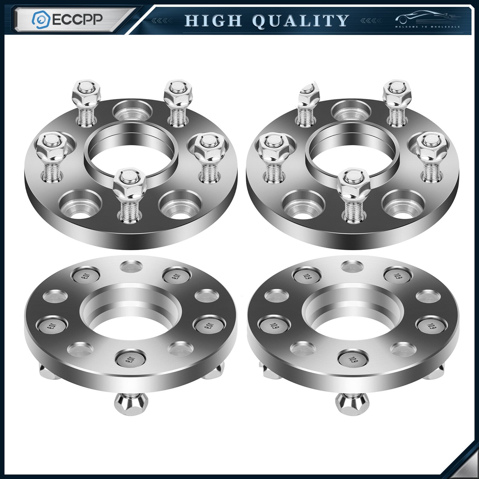 4X 5x4.5 Hubcentric Wheel Spacers 15mm 12x1.25 For Infiniti FX35 G35 G37 M45 Q60 6B93BC-57