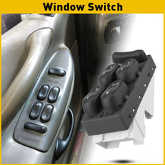 for 97-02 Ford Expedition Excursion LH Driver Power Window Switch F6DZ14529AA 6B93BC-57