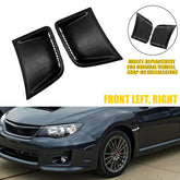 2X For 2008-2014 Subaru WRX STi Front Bumper Side Air Vents Corner Cover Black A 6B93BC-57