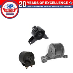 Engine Motor & Trans Mount 3PCS Set Fit 2001-2002 Mazda 626 2.0L for Auto Trans 6B93BC-57