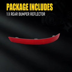 Rear Left Bumper Reflector For 13-16 Mercedes Benz GL450 GL500 1668200374 EOA 6B93BC-57