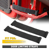 2x Quality High Door Check Fits Strap Limiting for Jeep Wrangler CJ YJ TJ JK JKU 6B93BC-57