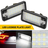 2Pcs For Audi A4 A6 A8 2004-2012 Xenon White LED License Number Plate Light EOA 6B93BC-57