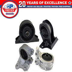 Fits 2001-2005 Chrysler Sebring 2.4L Coupe AUTO Motor & Trans Mount Set 4pc 6B93BC-57