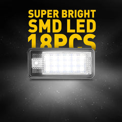 WHITE LED Error Free License Plate Light Lamp For Audi A3 A4 S4 B6 B7 A6 A8 Q7 6B93BC-57