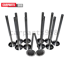 12Pcs Intake Valves 058109601C For Audi A4 TT VW Beetle Golf Passat Jetta 1.8L 6B93BC-57