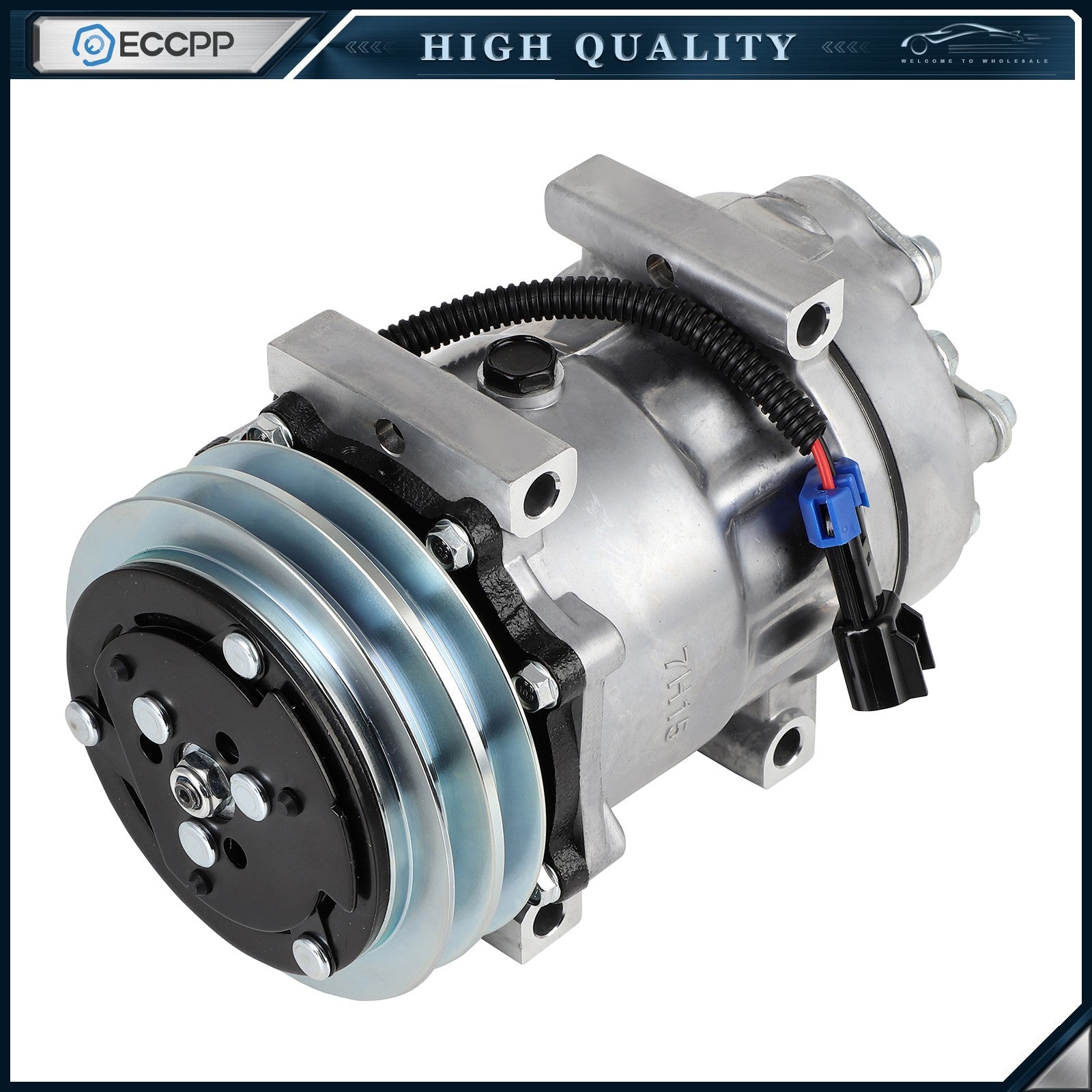 ECCPP AC A/C Compressor And Clutch For Volvo VNL 10.8L 11.9L 2012-2014 6B93BC-57