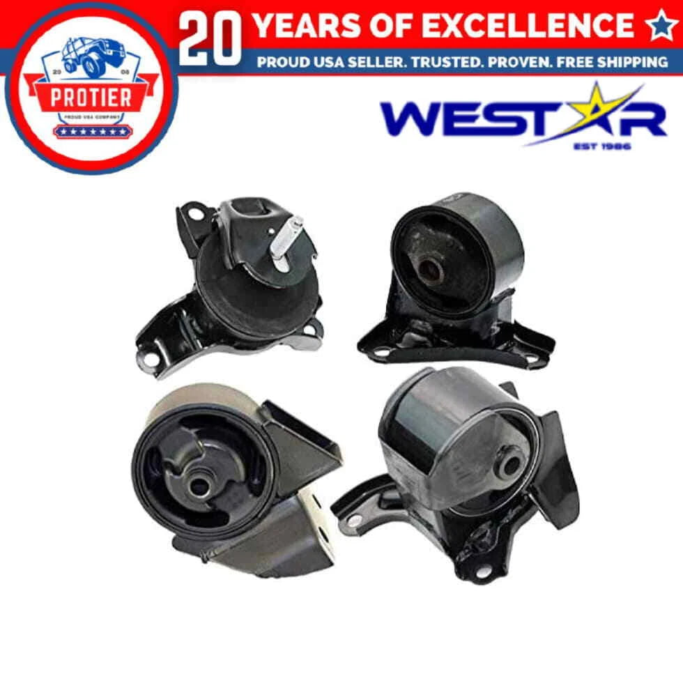 Fits 2005-2010 Hyundai Tucson/Kia Sportage 2.7L Motor & Trans Mount Set 4pcs 6B93BC-57