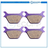 2 Pair Brake Pads For 1993-99 Harley-Davidson Low Rider FXDL Dyna Carbon Fiber 6B93BC-57