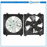 Radiator Condenser Cooling Fan Assembly For 2008 2009 2010-2012 Honda Accord 6B93BC-57
