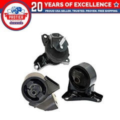 Fits 2005-2010 Hyundai Tucson/Kia Sportage 2.7L Engine Motor Mount Set 3pcs : 6B93BC-57