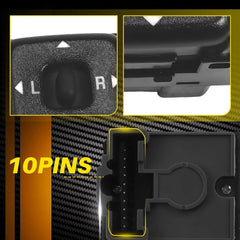 Power Mirror Switch 15205243 for 2004 2005-2006-2012 Chevy Colorado GMC Cayon EA 6B93BC-57