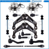 14Pcs Front Tie Rod Sway Bar Wheel Bearning Hub For 2007-2010 GMC Yukon XL 2500 6B93BC-57
