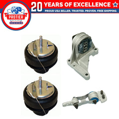 Motor & Torque Strut Mount 4PCS Set Fit Volvo S60 2.3L/ V70 2.4L/ XC70 XC90 6B93BC-57