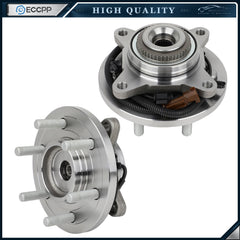 2Pc Wheel Hub Bearings Assembly Front 4WD For 2015 2016 2017 Ford F-150 F150 4x4 KOEEP