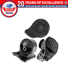 Fits 1999-2001 Hyundai Sonata 2.4L AUTO Front RT & Rear Motor & Trans Mount 6B93BC-57