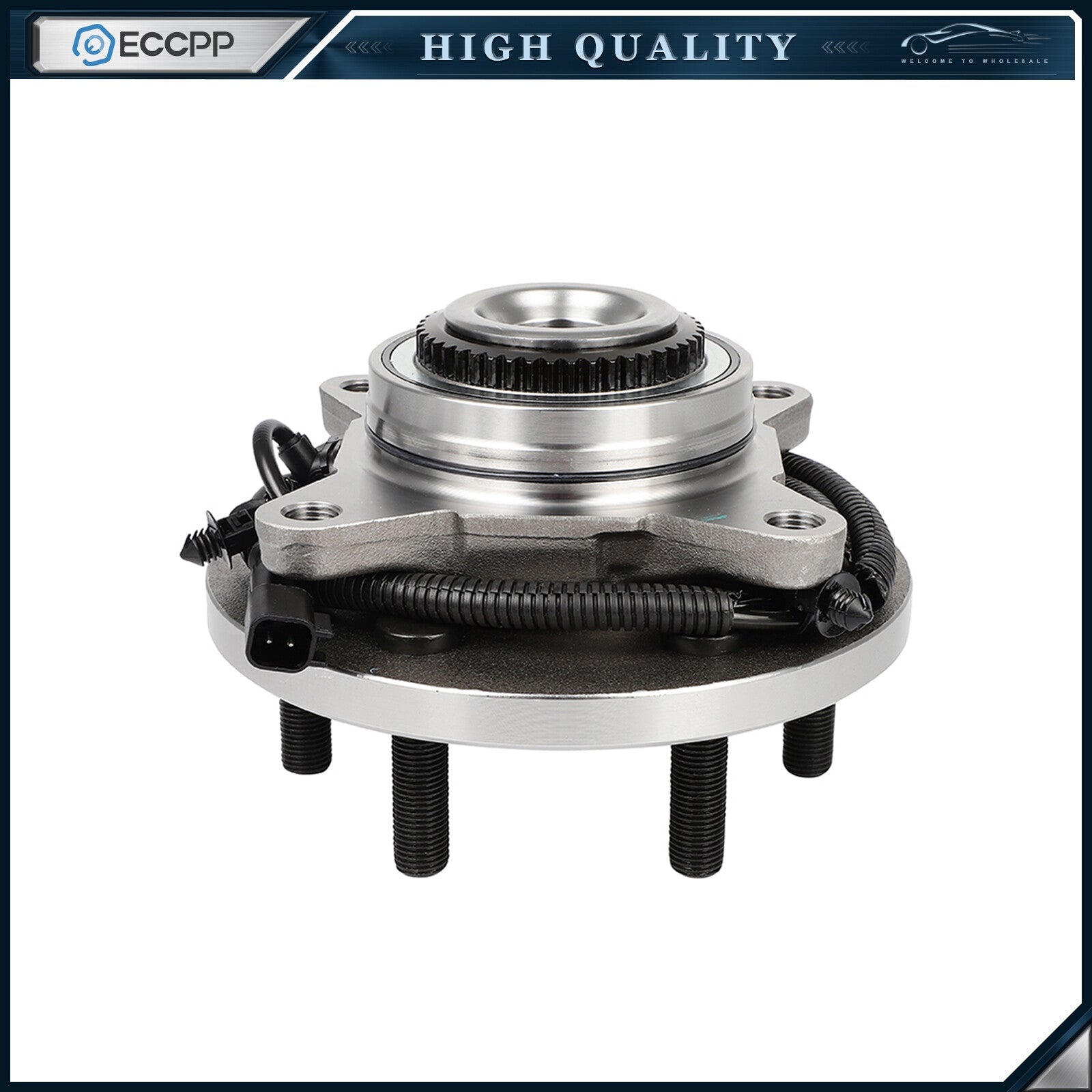 1Pc Wheel Hub Bearing Front 4WD For 2015-2017 Ford Expedition Lincoln Navigator 6B93BC-57