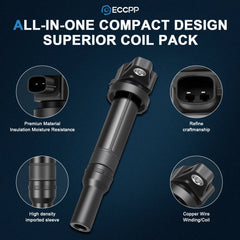 ECCPP 6 Ignition Coils For Kia Magnetis Optima Rondo 2.7L V6 2007 2008 2009 2010 ECCPP